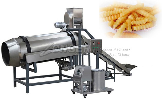 Single-drum food flavoring machine