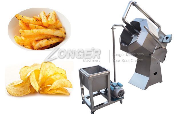 Fried food seasoning machine 